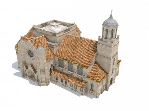 church building 169 3D Model