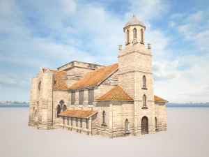 church building 169 3D Model