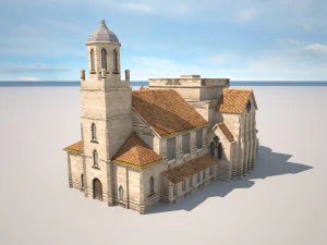 church building 169 3D Model