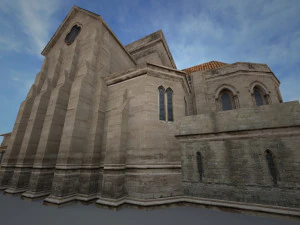church building 169 3D Model