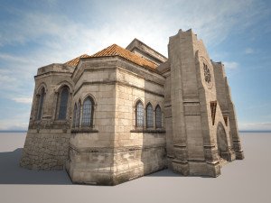 church building 169 3D 모델