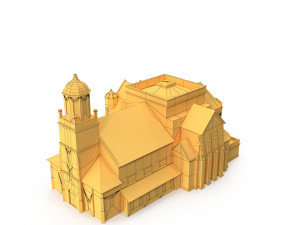 church building 169 3D 모델