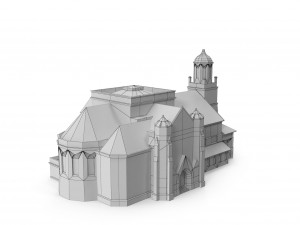 church building 169 3D 모델