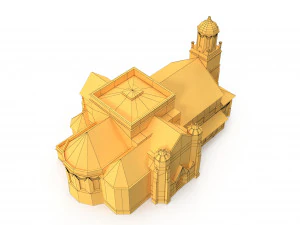 church building 169 3D Model