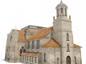 church building 169 3D Model