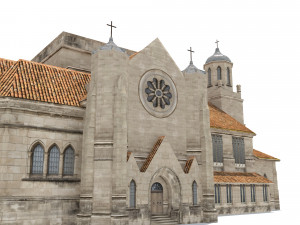 church building 169 3D 모델