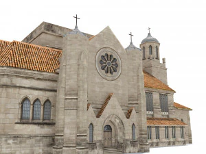 church building 169 3D Model