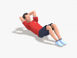 5 exercise animations small pack 3D Модель