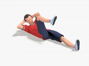 5 paket kecil animasi latihan Model 3D