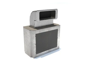 aluminium rooftop elements pack 3D Model