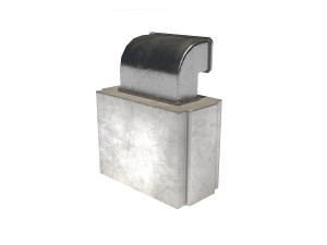 aluminium rooftop elements pack Model 3D