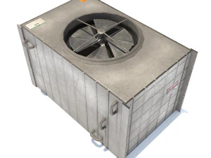 aluminium rooftop elements pack 3D Model