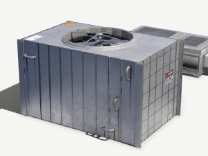 aluminium rooftop elements pack 3D Model