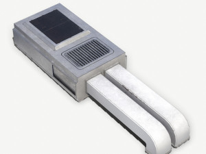 aluminium rooftop elements pack Model 3D
