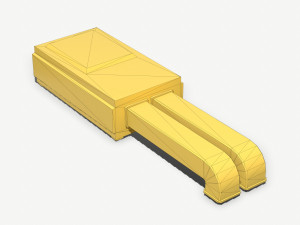 aluminium rooftop elements pack Model 3D