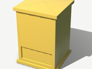 aluminium rooftop elements pack Model 3D