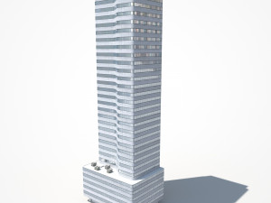 high rise city building bundle 3D Model
