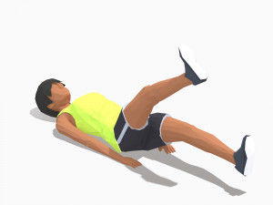 30 woman exercise pack Model 3D