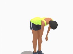 30 woman exercise pack Model 3D