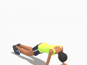 30 woman exercise pack Model 3D