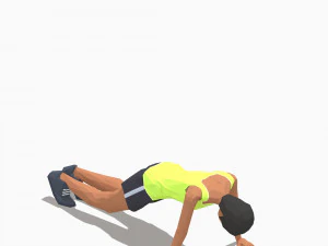 30 woman exercise pack 3D Model