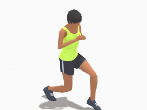 30 woman exercise pack 3D Model