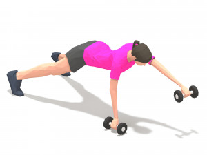 30 woman exercise pack vol 2 3D मॉडल