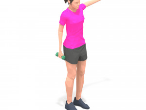30 woman exercise pack vol 2 3D मॉडल