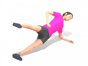30 woman exercise pack vol 2 3D मॉडल