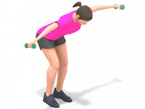 30 woman exercise pack vol 2 3D मॉडल