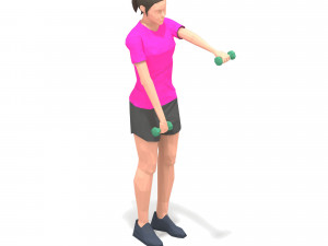30 woman exercise pack vol 2 3D मॉडल