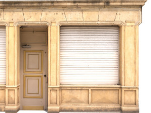 store facade low poly 3Dモデル