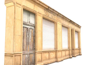 store facade low poly 3D Model