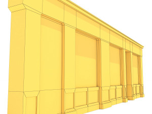store facade low poly 3Dモデル