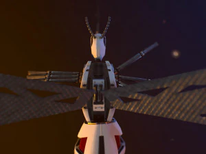 サイバー蚊のバグ 3Dモデル