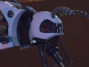 サイバー蚊のバグ 3Dモデル