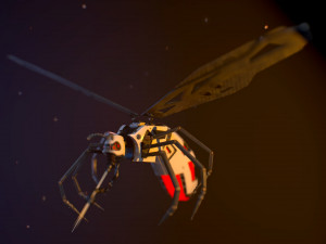 cyber mosquito bug 3D Модель