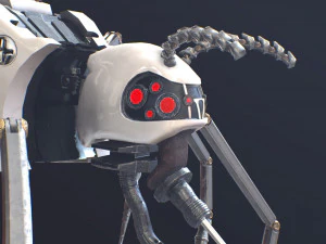 サイバー蚊のバグ 3Dモデル