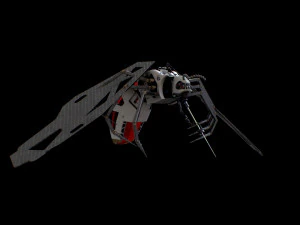 サイバー蚊のバグ 3Dモデル