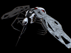 cyber mosquito bug 3D Модель
