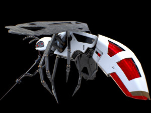 cyber mosquito bug 3D Модель