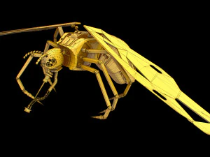 サイバー蚊のバグ 3Dモデル