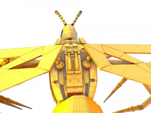 サイバー蚊のバグ 3Dモデル