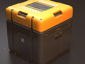 sci-fi equipement box 3D 模型