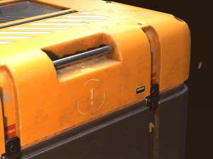 sci-fi equipement box 3D 模型