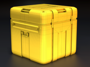 sci-fi equipement box 3D 模型