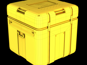 sci-fi equipement box 3D 模型