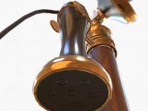 retro telephone Modelo 3D