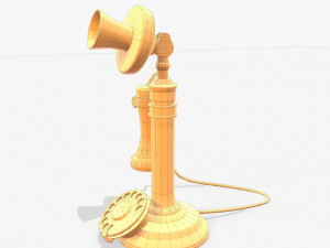 retro telephone Modelo 3D