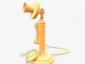 retro telephone 3D Model